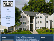 Tablet Screenshot of fairstreetapartments.com